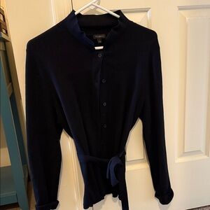 Talbots Navy Knit Sweater